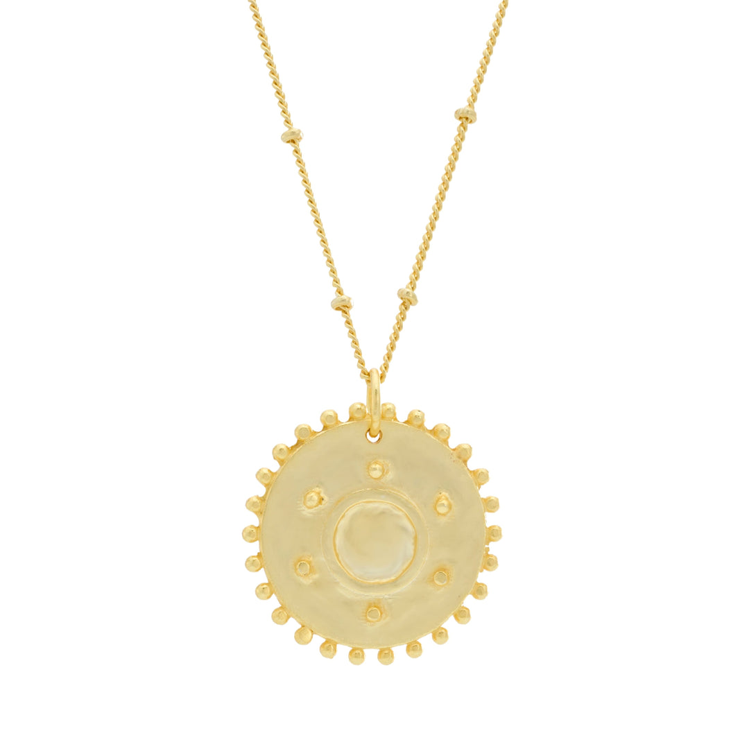 Noor Necklace (Curb & Ball chain)
